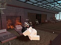 Together time with big tits whore in roblox sex roleplay