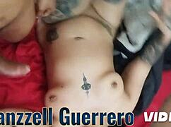 Colombian cousin surprises with dick in mouth lift.