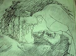 Wow, This Sketch Shows Couple's Lingerie Foreplay!