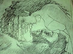 Wow, This Sketch Shows Couple's Lingerie Foreplay!