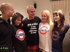 Tubbs, Adreena, and Lucy ride and deepthroat in doggystyle with big asses 😍