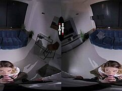 dark room vr - redhead in punishment scene