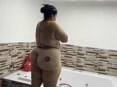 wow, that milf's wet ass riding is so hot by the pool! 🔥