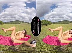 Vanessa Decker enjoys solo time in virtual reality.