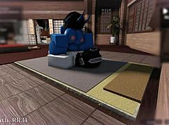 Demon girl has round 2 sex with follower