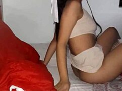 I Find My Stepsister Watching Porn, Make a Bet, and We End Up Fucking in Bisexual Lesbian Encounter