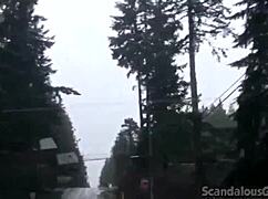 Teen Hottie Masturbates In Car