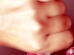 I watch my Japanese wife give a close-up blowjob and swallow cum passionately