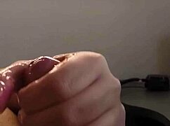 Feeling the intense cum blasts from that big cock