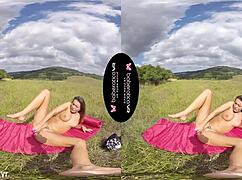 Vanessa Decker enjoys solo time in virtual reality.