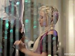 Beautiful German Blonde Maiden Gives Secret Blowjob Fun!