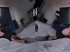 dark room vr - redhead in punishment scene