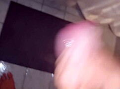 Couldn't resist jerking off to my friend in the shower 😏