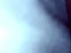 the woman masturbates with sextoy to orgasm and creampie