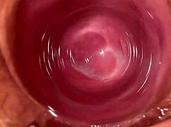 Camera Deep Inside Mia's Tight Creamy Pussy Gaping.