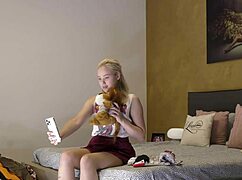 Hot Big Tits Girl In High Heels Gives Clothed Handjob To Amateur Guy's Dripping Cock