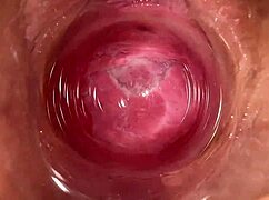 Camera Deep Inside Mia's Tight Creamy Pussy Gaping.