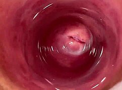 Camera Deep Inside Mia's Tight Creamy Pussy Gaping.