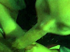 Sucking cock in an intriguing contrasting session.