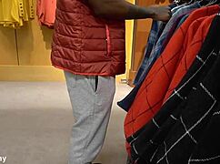 Sucking Dick for Christmas Presents Outdoors!