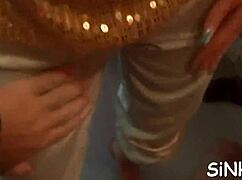 Mature amateurs host slippery juicy fuckfest party.