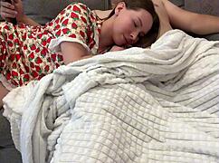 Married Couple's Rough Homemade Fucking and Blowjob Session