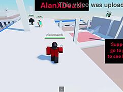 In this fighting game on Roblox, things get a bit suspicious.