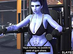 Widowmaker cogida salvajemente sub espa�ol