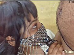 Indian aunty gets horny and fucked by a boy.