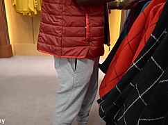 Sucking Dick for Christmas Presents Outdoors!