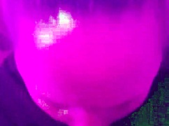 Wife's naughty blowjob teases with deepthroat gagging