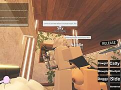 66 roblox porn parody with anal, blowjob, and riding scenes in the game