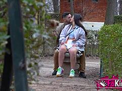 nuria millan the tourist gets deeply fucked in madrid's public spots around the city