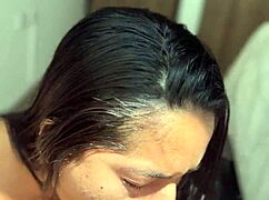 feel my neighbor's huge cock for the first time, deepthroat blowjob and cum in mouth 😍 amateur couple nysdel