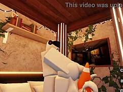 slutty traffic cone dominated in blowjob