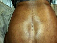 Blasted cum on granny ass