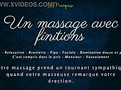 un massage avec finitions - french audio porn blowjob in casual erotic narrative