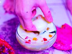 Bia Roman Gets Her Sexy Feet All Messy