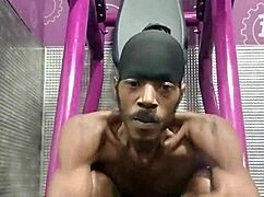 the machine workout in the dorm room