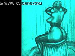 This vintage erotic art collection is quite intriguing