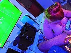 stepsister stop playing ps5 and fuck me non-stop - family relationship