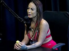 belinha baracho shares favorites in sheer red outfit