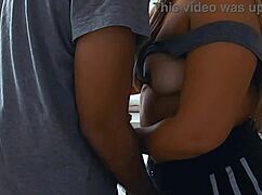 I fucked my teen roommate in the kitchen, Sunny Lune part 1