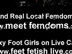 Jerk your cock to our perfect little 18+ feet, don't you want to?