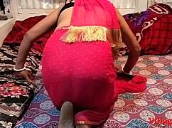 Watch this desi wife get fucked hard in her saree!