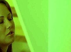 hottie grabs a toy for her solo masturbation session with wet pussy