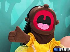 Blonde Milf & Teen Get Used on Sesame Street Set