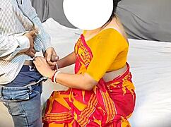 Indian Bhabhi Fucks Delivery Boy in Doggy Style While Husband's Away