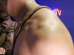 pareja invites me to their bdsm fantasy with candle play and wild sex