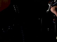 watch this hot teen babe get fucked up the butt while her friend watches